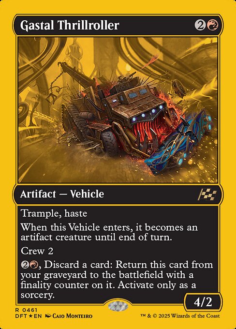 DFT: Gastal Thrillroller (First-Place Foil)