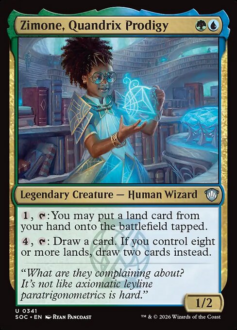 SOC: Zimone, Quandrix Prodigy