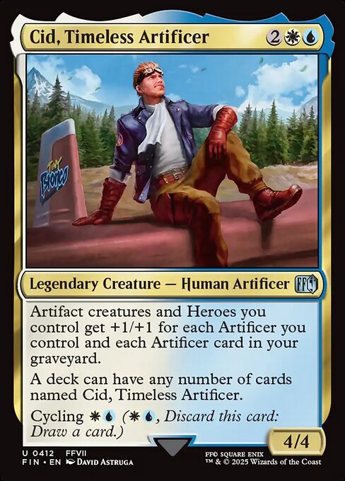 FIN: Cid, Timeless Artificer (0412) (Foil)