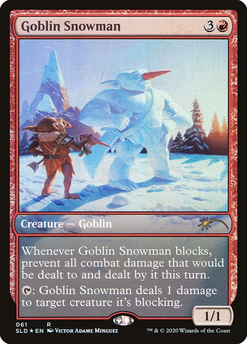 SLD: Goblin Snowman (Foil)