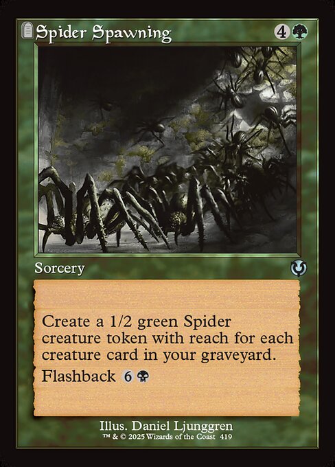INR: Spider Spawning (Retro Frame)
