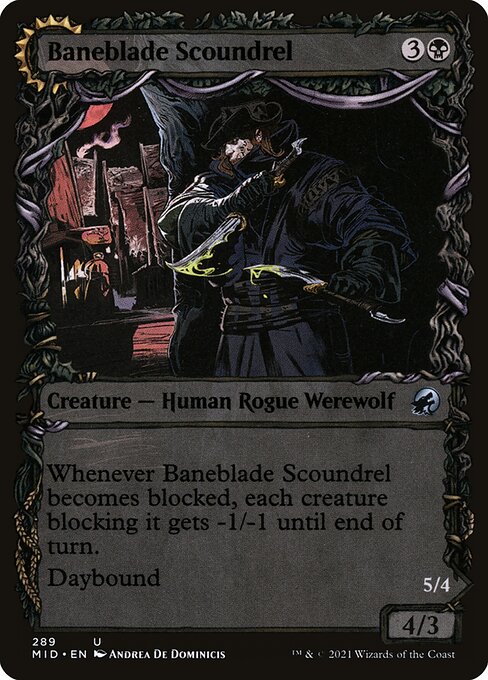 MID: Baneblade Scoundrel (Showcase) (Foil)