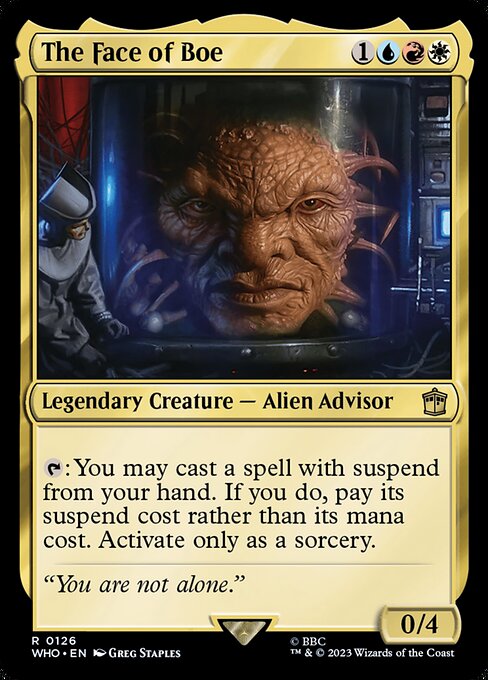 WHO: The Face of Boe (Foil)