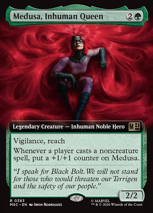 MSC: Medusa, Inhuman Queen (Extended Art)