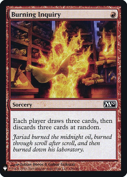 PLST: Burning Inquiry (Foil)