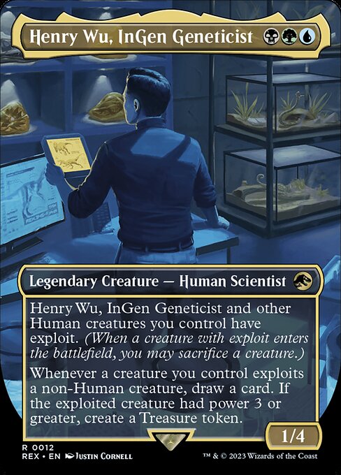 REX: Henry Wu, InGen Geneticist (Borderless)