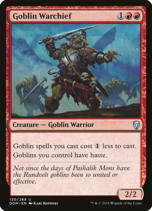 DOM: Goblin Warchief (Foil)