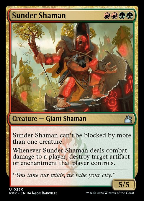 RVR: Sunder Shaman (Foil)