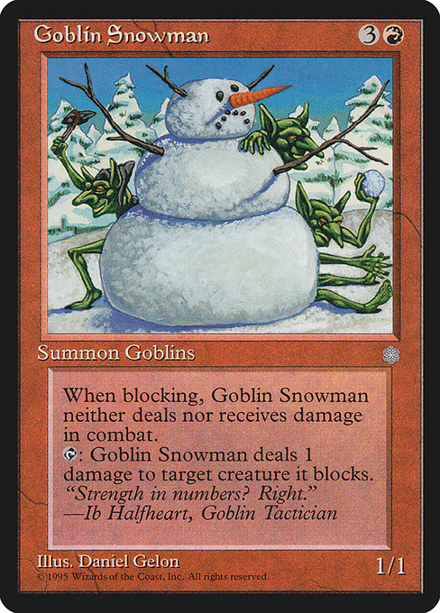 ICE: Goblin Snowman
