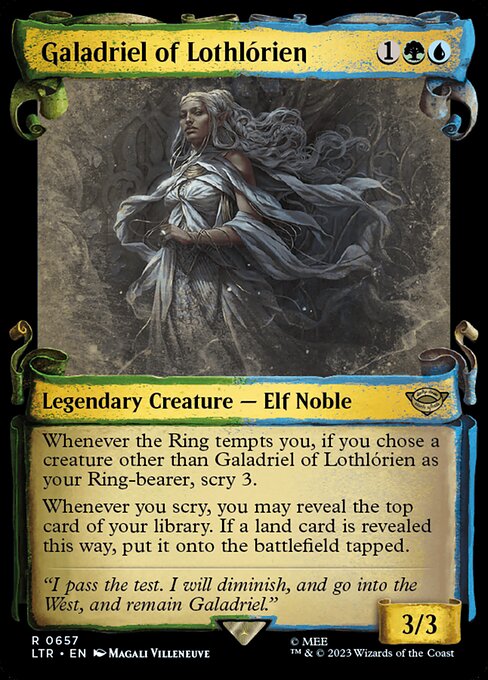 LTR: Galadriel of Lothlorien (Showcase Scrolls) (Foil)
