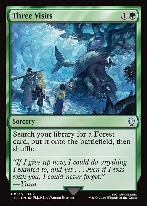 FIC: Three Visits (Foil)