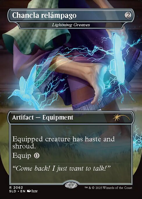 SLD: Chancla relámpago - Lightning Greaves