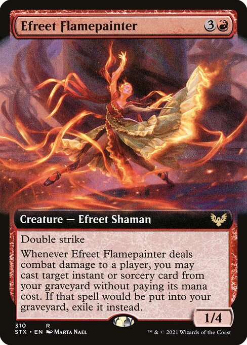STX: Efreet Flamepainter (Extended Art) (Foil)