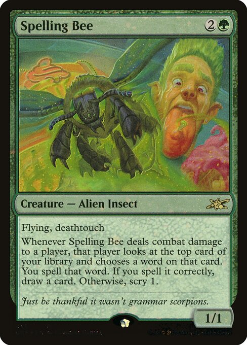 UNF: Spelling Bee (Galaxy Foil)