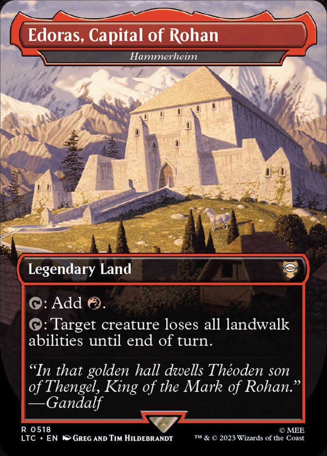 Edoras, Capital of Rohan - Hammerheim (Borderless) [Foil] :: LTC