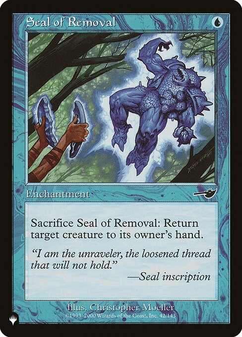 PLST: Seal of Removal