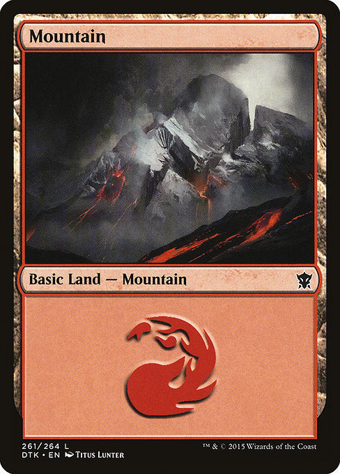 DTK: Mountain (261) (Foil)