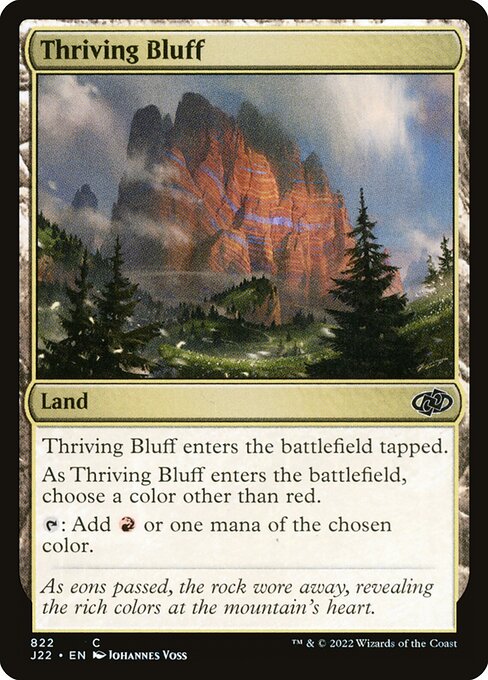 J22: Thriving Bluff