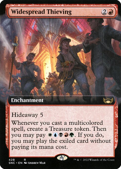 SNC: Widespread Thieving (Extended Art) (Foil)