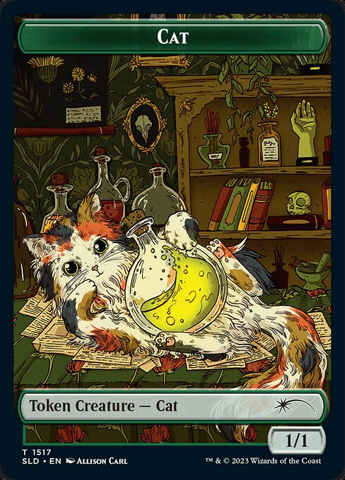 SLD: Dog // Cat Double-Sided Token (Foil)