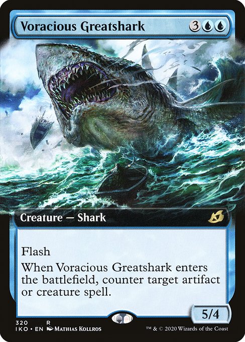 IKO: Voracious Greatshark (Extended Art) (Foil)