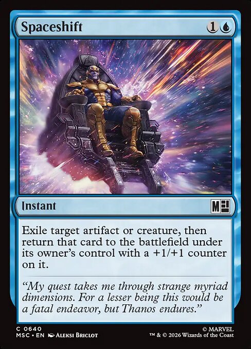 MSC: Spaceshift