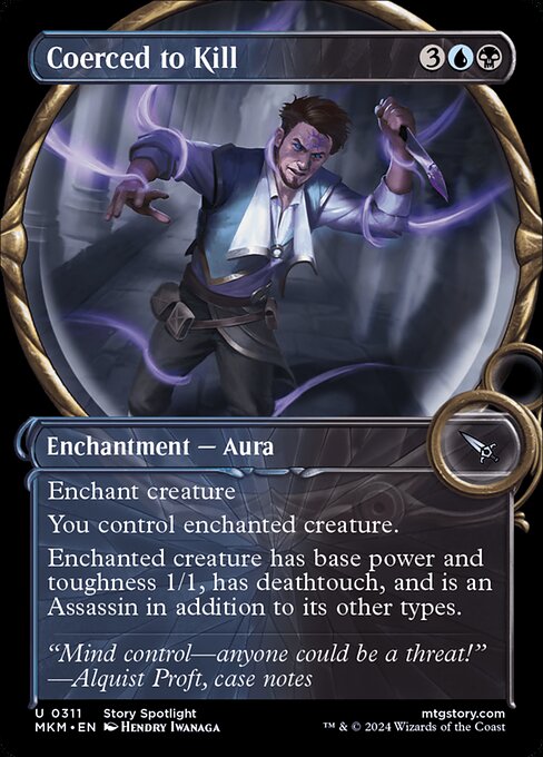 MKM: Coerced to Kill (Showcase) (Foil)