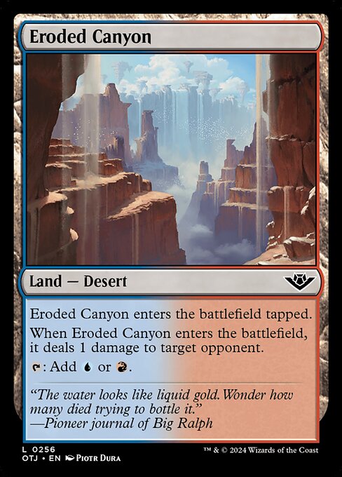 OTJ: Eroded Canyon (Foil)