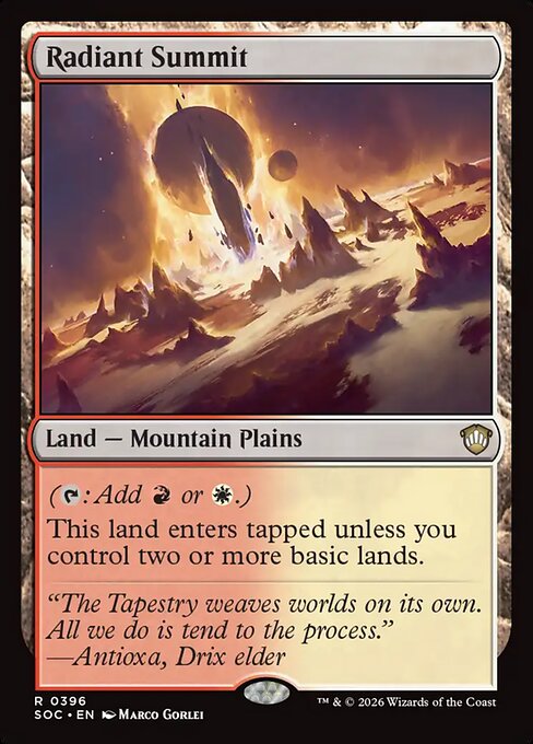 SOC: Radiant Summit