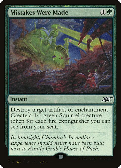 UNF: Mistakes Were Made (Galaxy Foil)