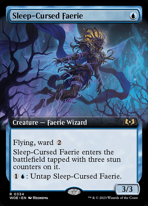 WOE: Sleep-Cursed Faerie (Extended Art) (Foil)