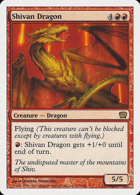 9ED: Shivan Dragon