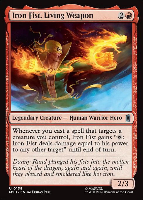 MSH: Iron Fist, Living Weapon