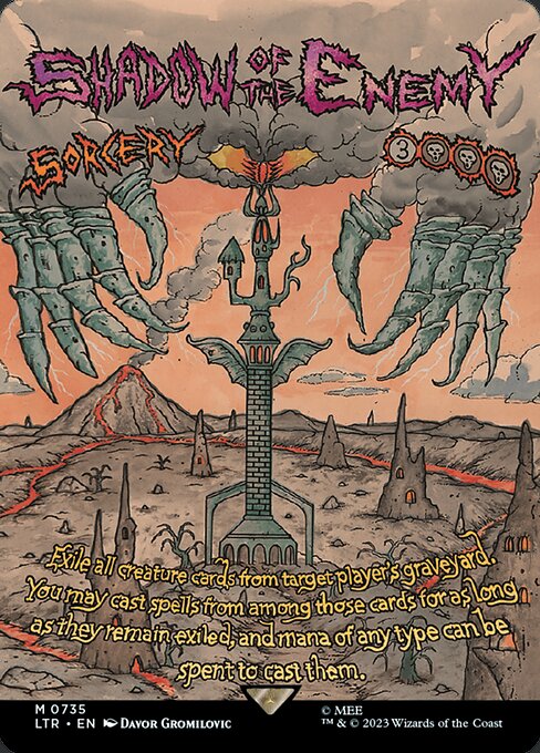 LTR: Shadow of the Enemy (Borderless Poster)