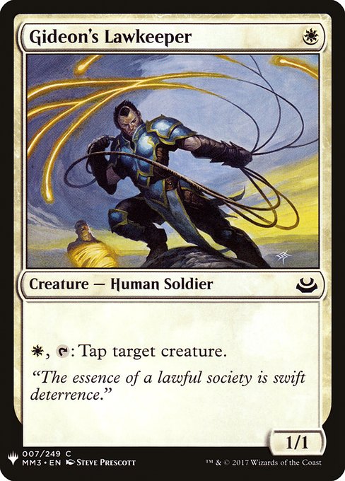PLST: Gideon's Lawkeeper