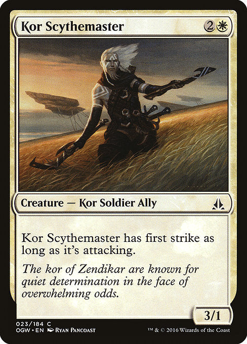 OGW: Kor Scythemaster (Foil)