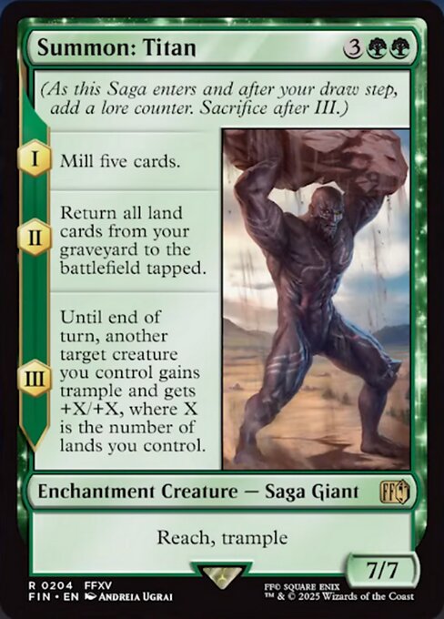 FIN: Summon: Titan (Foil)