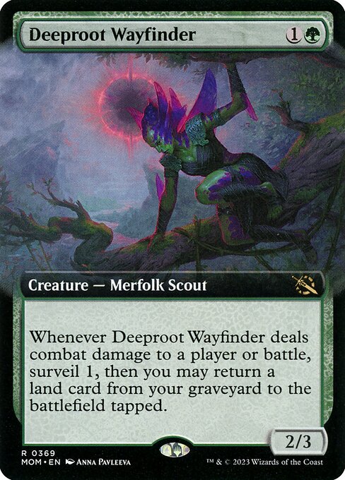 MOM: Deeproot Wayfinder (Extended Art) (Foil)