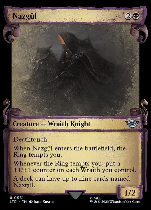 LTR: Nazgul (0551) (Showcase Scrolls) (Foil)