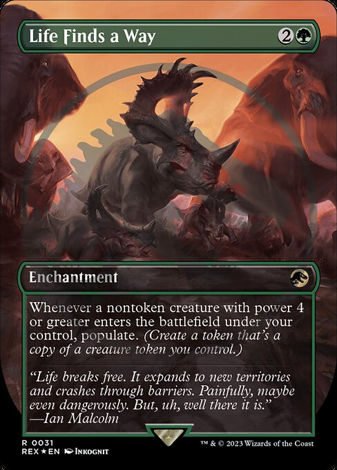 REX: Life Finds a Way (Borderless) (Emblem) (Foil)
