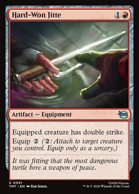 TMT: Hard-Won Jitte (Foil)