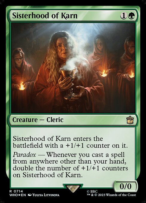 WHO: Sisterhood of Karn (Surge Foil)