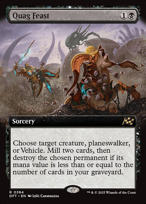 DFT: Quag Feast (Extended Art) (Foil)