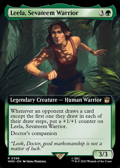 WHO: Leela, Sevateem Warrior (Extended Art)