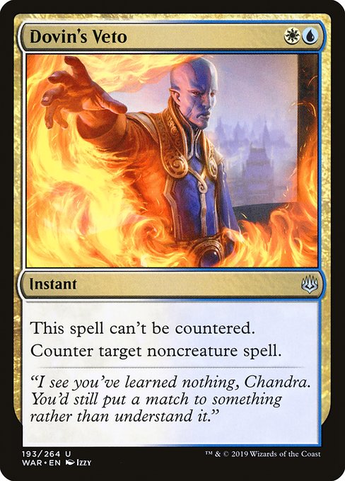 WAR: Dovin's Veto (Foil)