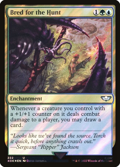 40K: Bred for the Hunt (Surge Foil)