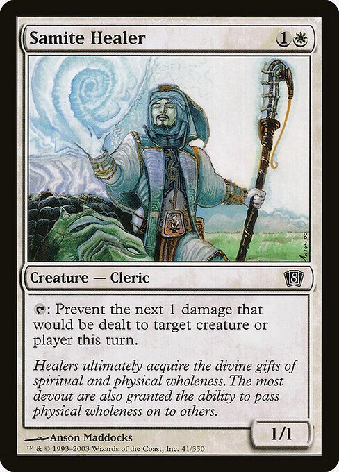 8ED: Samite Healer (Foil)