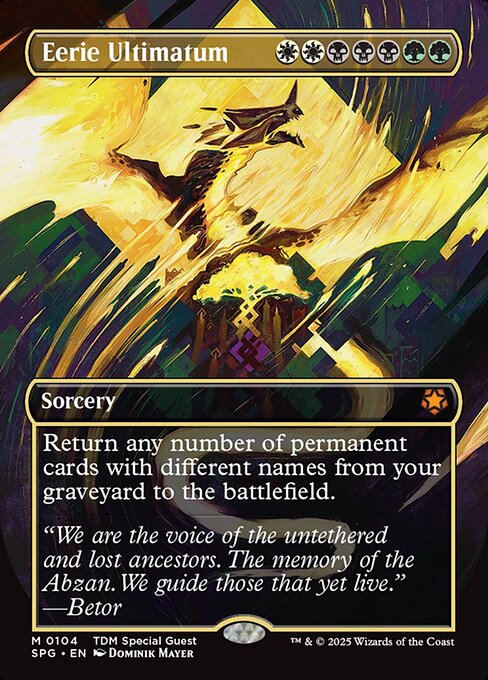 SPG: Eerie Ultimatum (Borderless) (Foil)