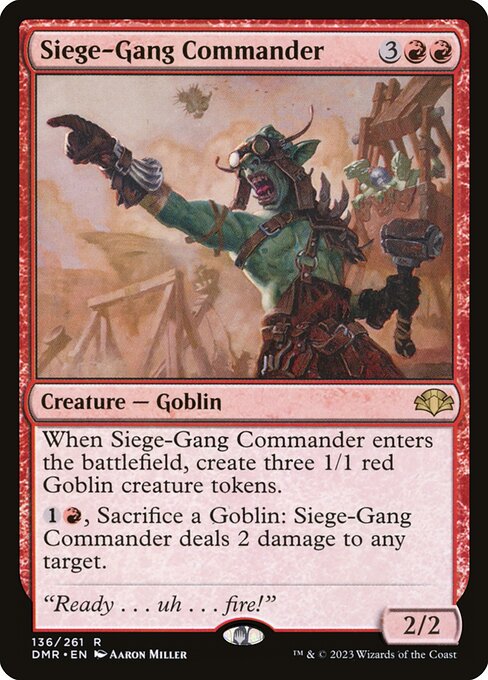 DMR: Siege-Gang Commander (Foil)