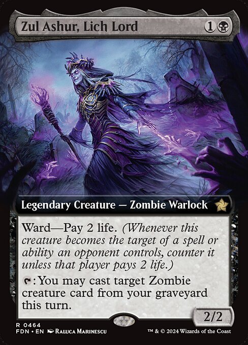 FDN: Zul Ashur, Lich Lord (Extended Art) (Foil)